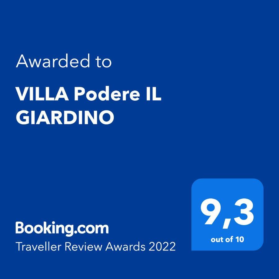 Villa Podere Il Giardino Castiglion Fiorentino Bagian luar foto