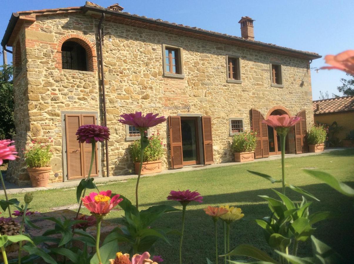 Villa Podere Il Giardino Castiglion Fiorentino Bagian luar foto