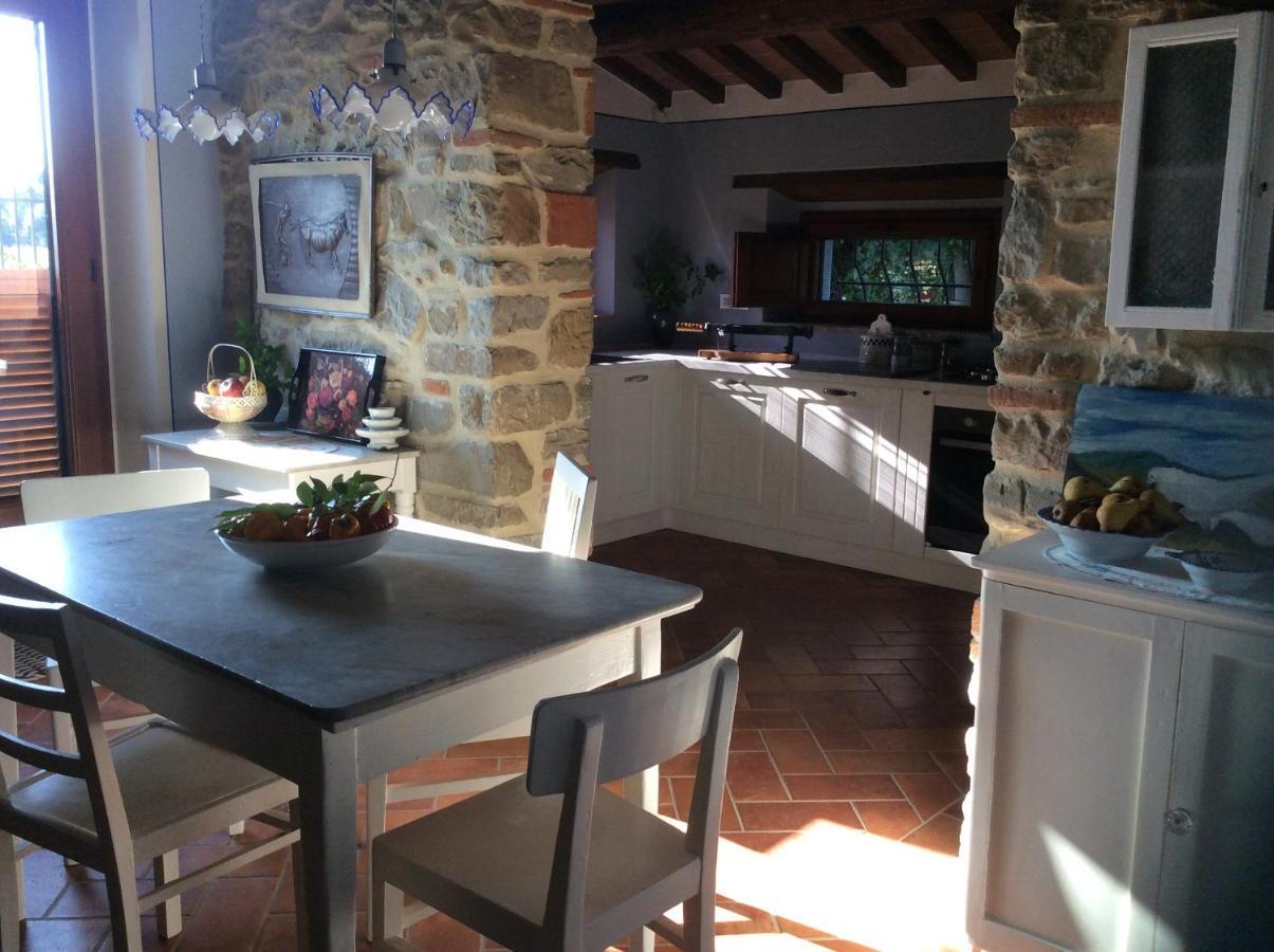 Villa Podere Il Giardino Castiglion Fiorentino Bagian luar foto